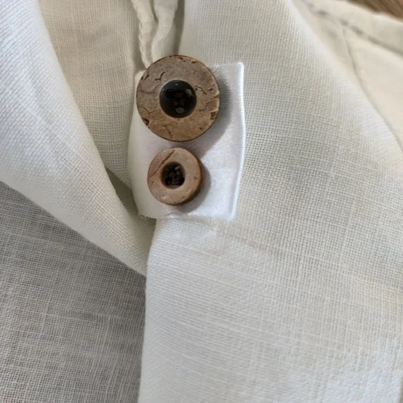 Tommy Bahama‎ Linen Shirt Men XL Embroidered Logo Map Resortwear Cruise Vacation - Picture 12 of 16